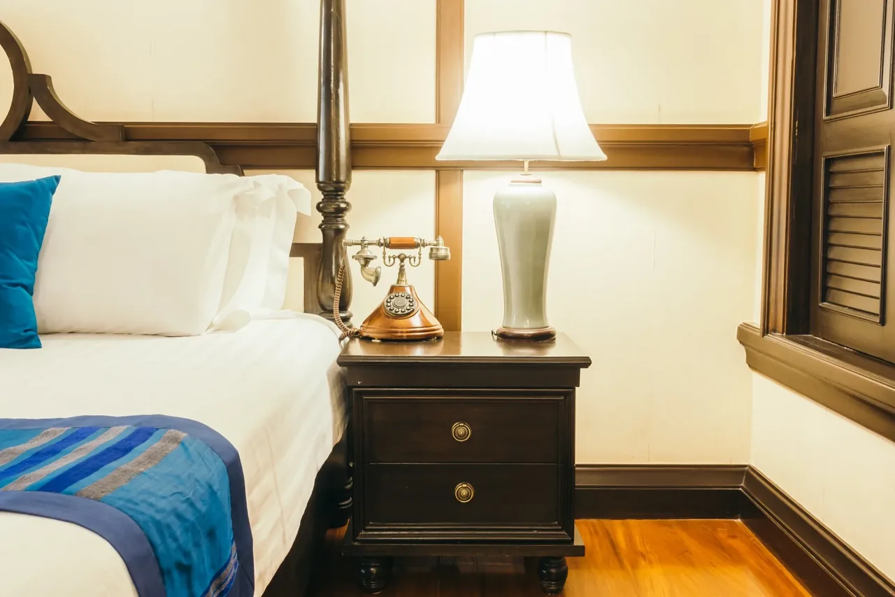 Styled guest bedroom