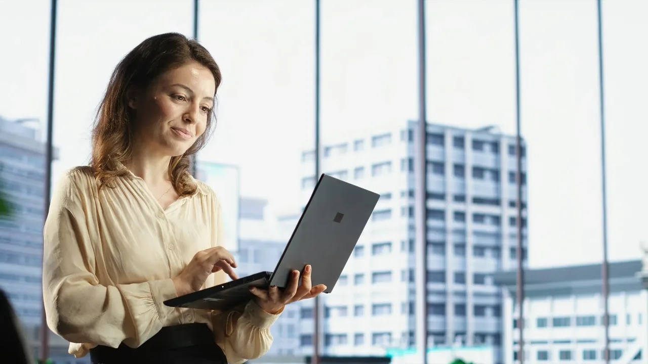 Investor reviewing property performance